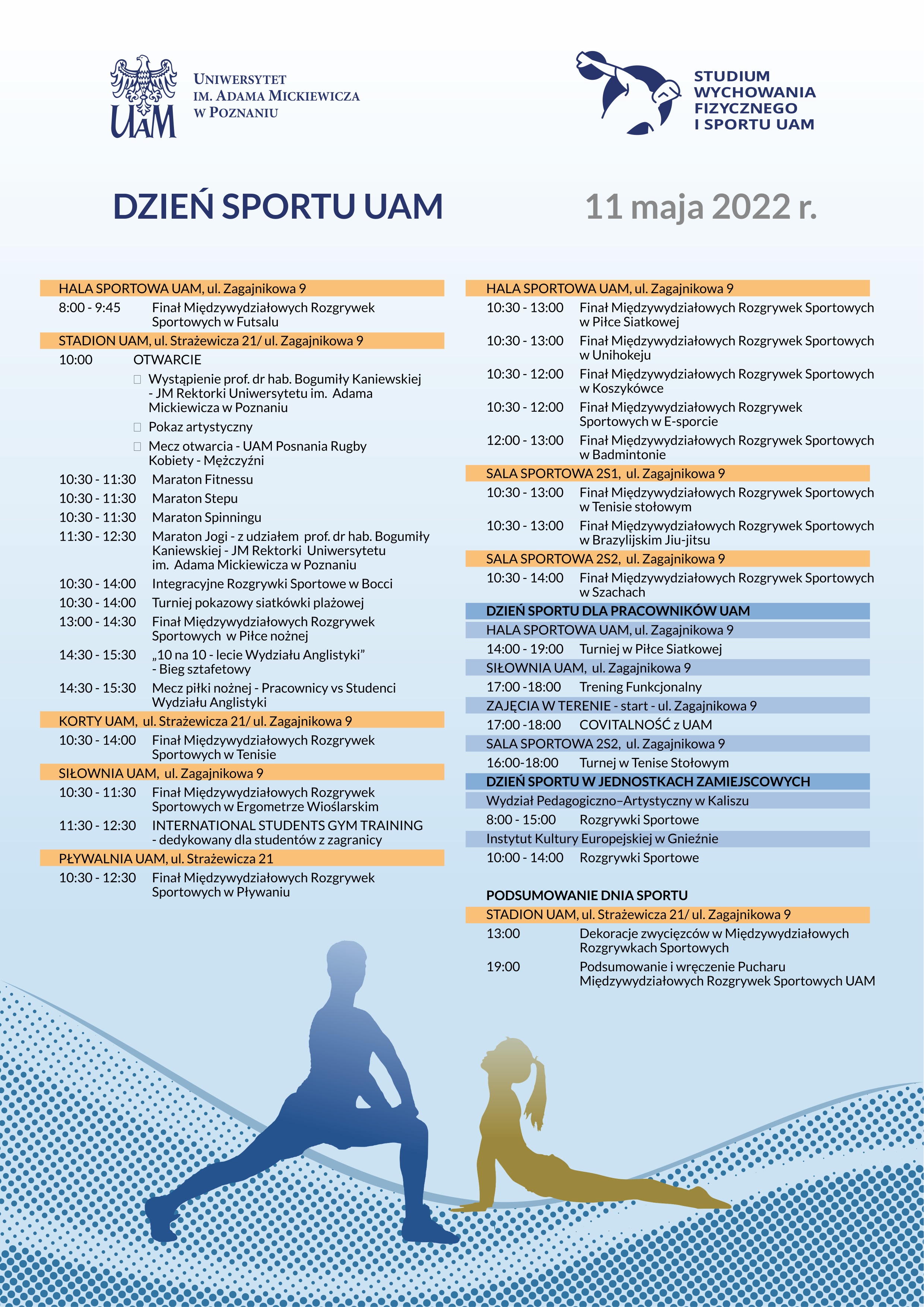 Program Dnia Sportu 2022 UAM 1