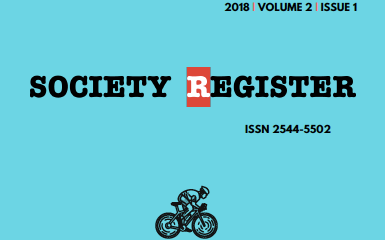 Society Register Vol 2, No 1 (2018) już dostępne!