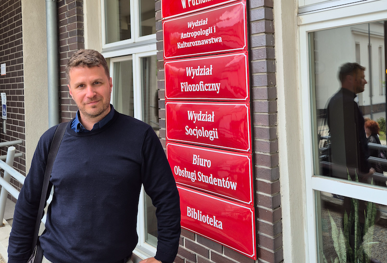 Dr Thibault Bossy z Uniwersytetu w Bordeaux gościem naszego Wydziału