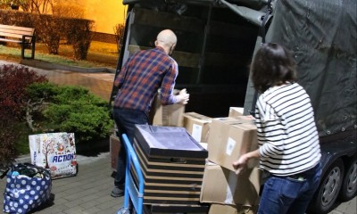 Wysyłka darów dla osób potrzebujących pomocy na granicy polsko-białoruskiej